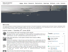Tablet Screenshot of edmundkelleher.com
